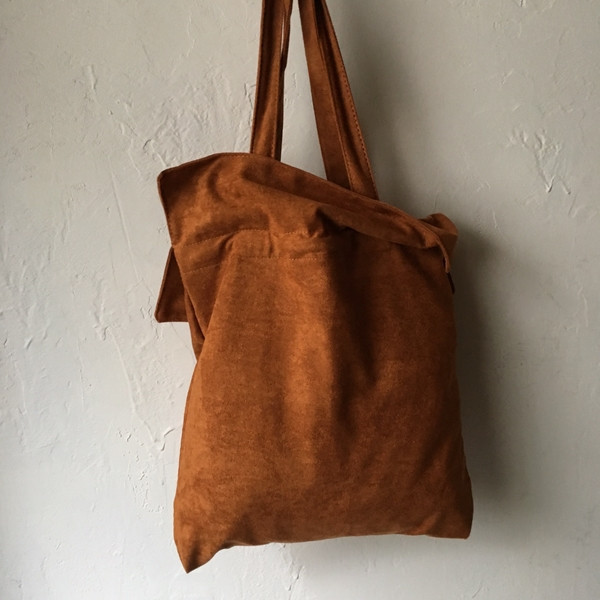 Suede string eco bag professional elegant female l