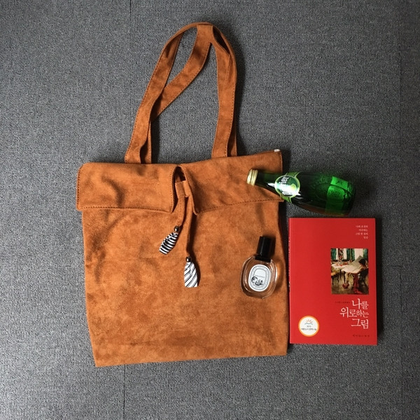 Suede string eco bag professional elegant female l