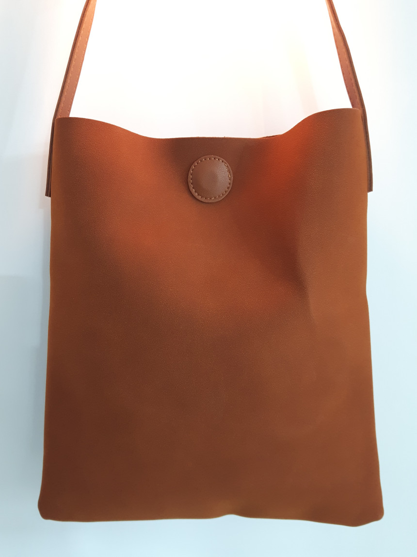 Leather Eco Bag Lightweight Unique Detail Four Sea