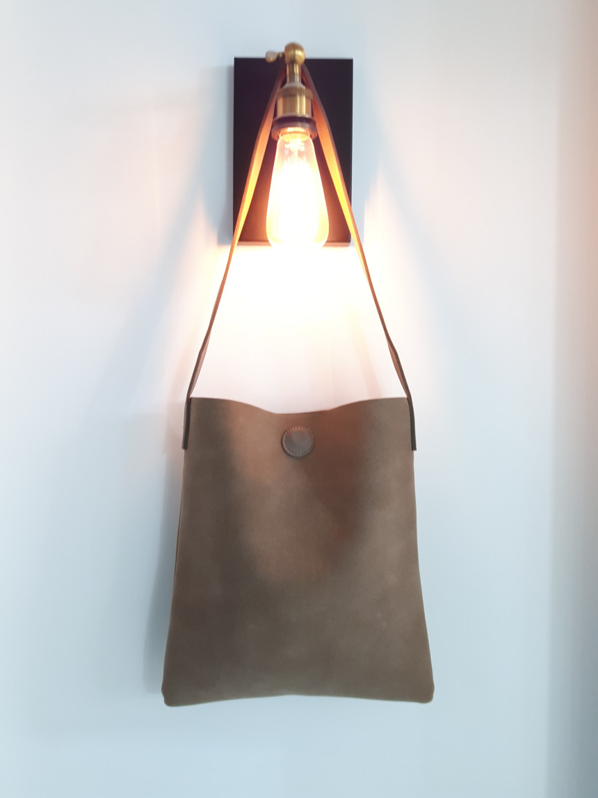 Leather Eco Bag Lightweight Unique Detail Four Sea