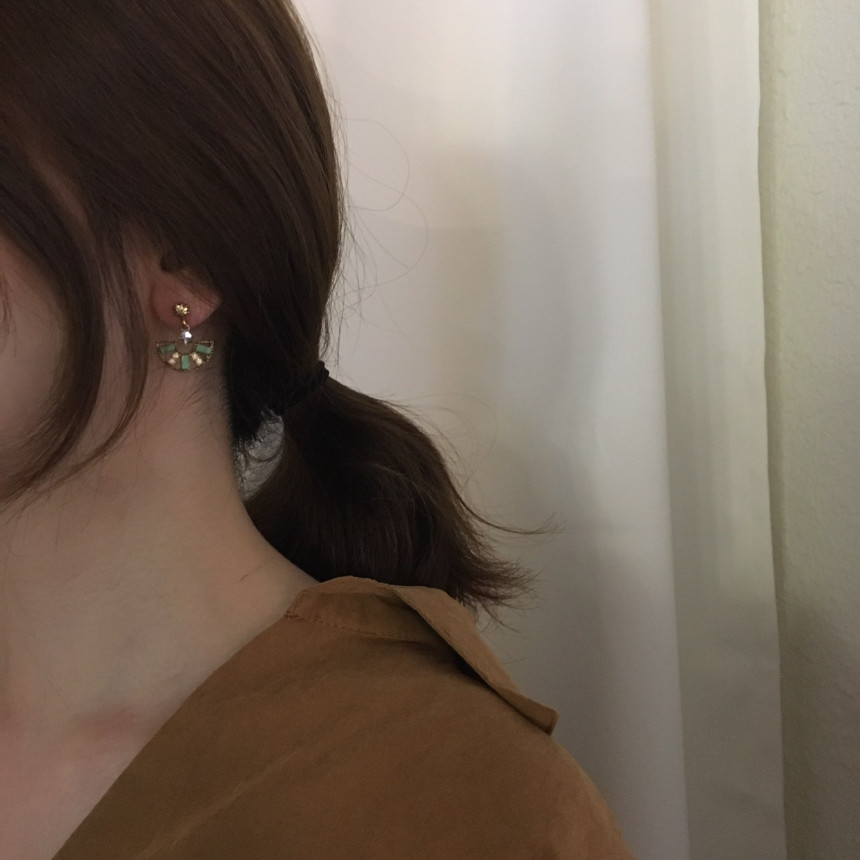 Loos Crystal Drop Earrings Vintage Diamonds Hangin