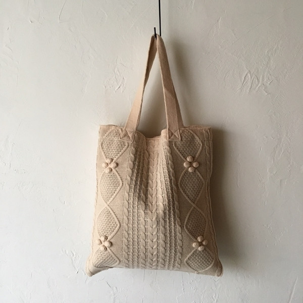 Knit Bags Eco Bag Backpack Professional Cute Sport