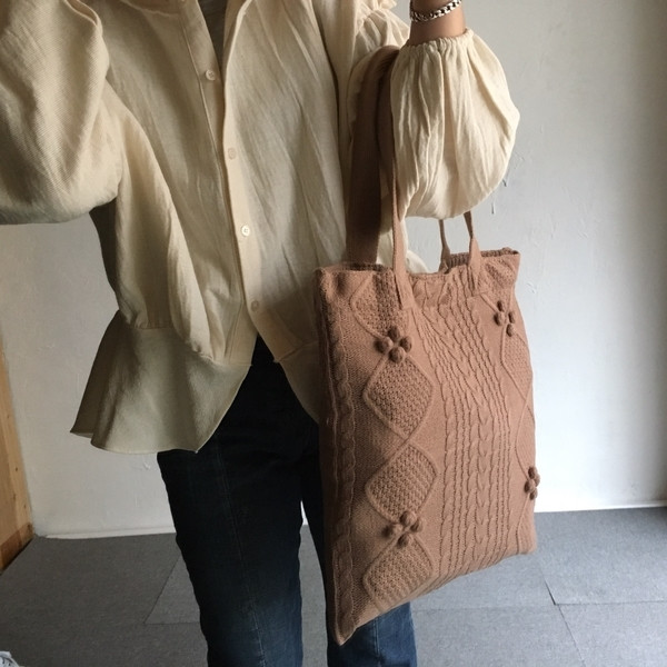 Knit Bags Eco Bag Backpack Professional Cute Sport