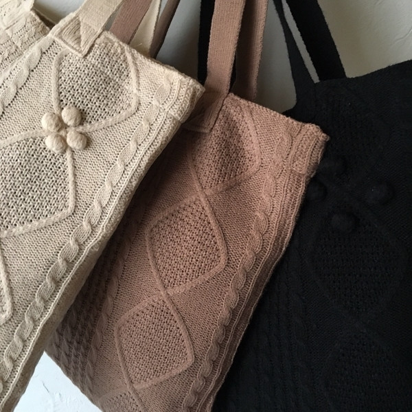 Knit Bags Eco Bag Backpack Professional Cute Sport