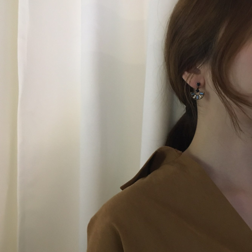 Loos Crystal Drop Earrings Vintage Diamonds Hangin