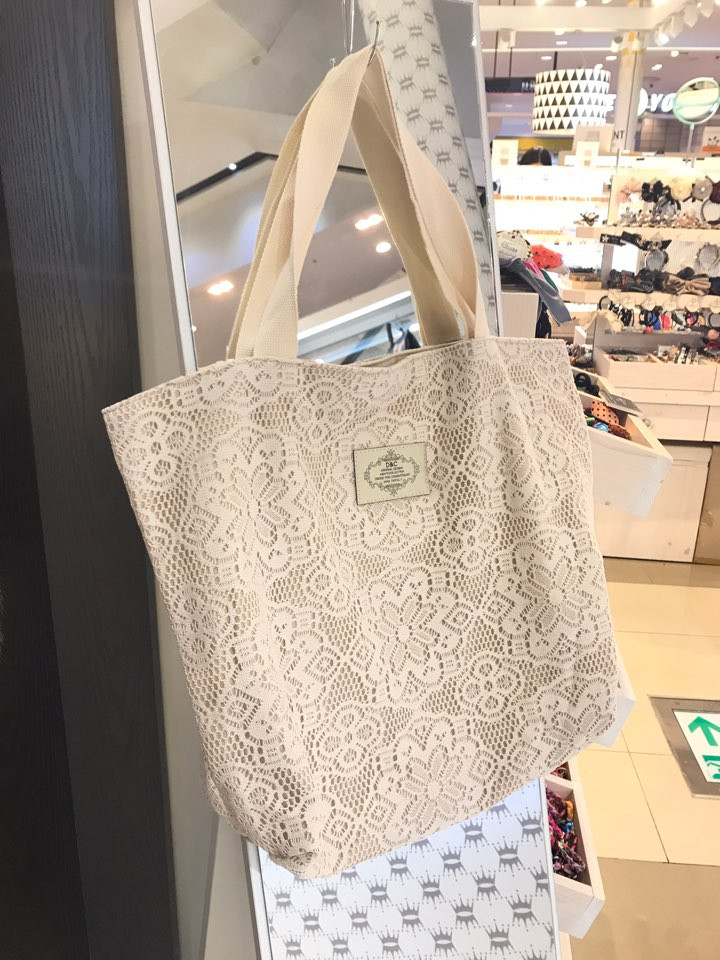 Harajuku Flower Race Eco Bag HJ17HB1005 Natural, d