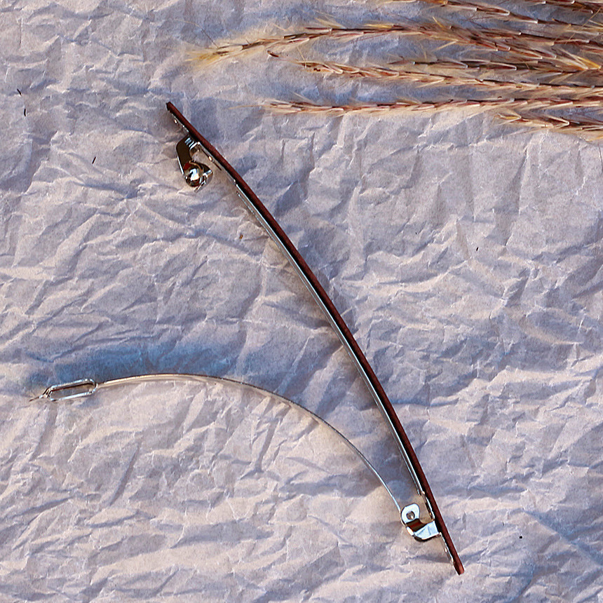 Hair Accessories Real Leather Hairpin Date Slim Si