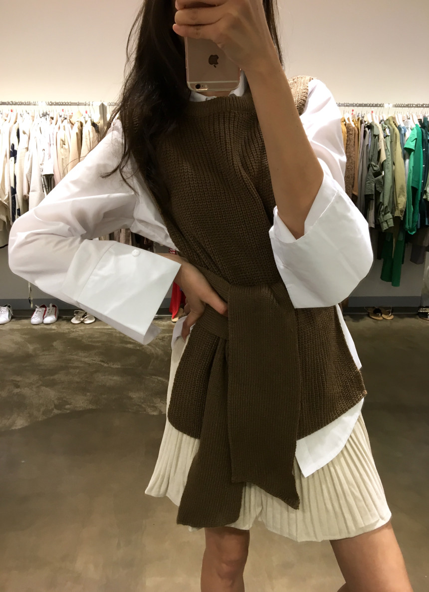 Mini suede skirt Natural casual wear Easy casual l