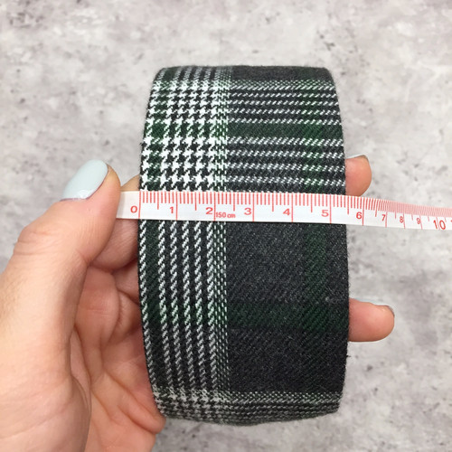 Hair Accessories Woolen Checkered Headband 3color 