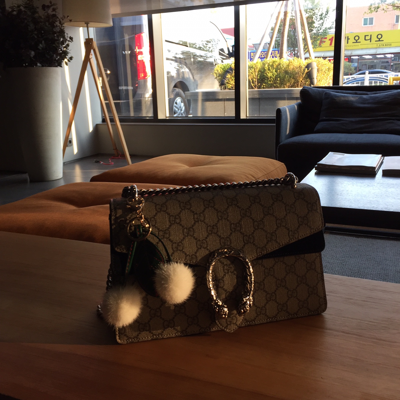 European mink cherry keyring Same day shipping pom