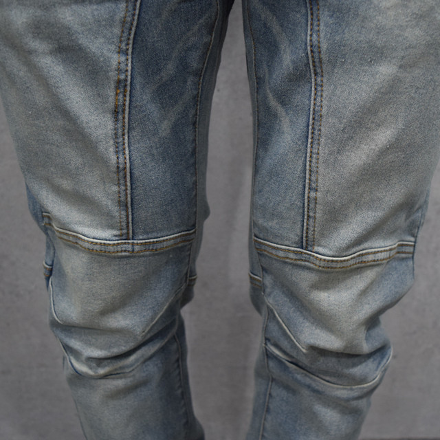 Korea Jeans Pants 쫀쫀 Incision Denim Jogger Pants D