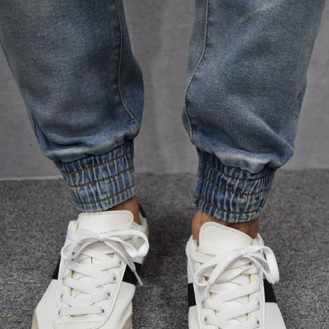Korea Jeans Pants 쫀쫀 Incision Denim Jogger Pants D