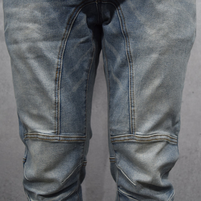 Korea Jeans Pants 쫀쫀 Incision Denim Jogger Pants D