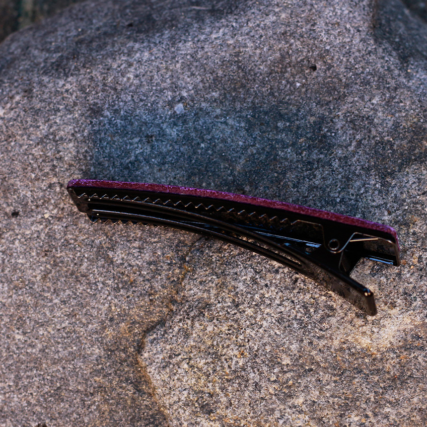 Hair Accessories Colored Leather Tongs Hairpin Dat