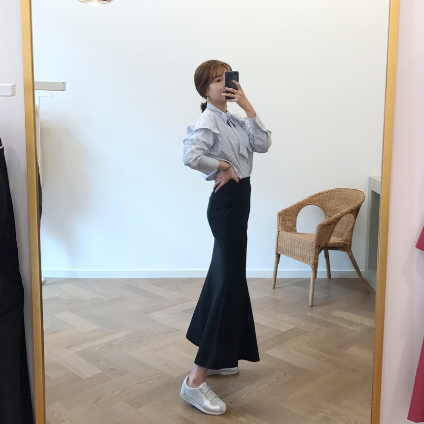 High West Mermaid Long Skirt H Line Long Skirt Fla