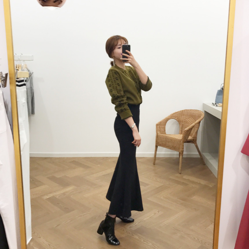 High West Mermaid Long Skirt H Line Long Skirt Fla