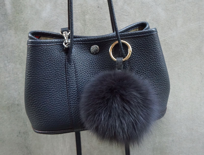 Foam foam key ring Bottom fur coat Winter coordina