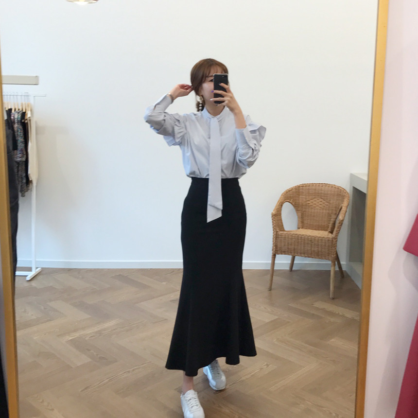 High West Mermaid Long Skirt H Line Long Skirt Fla