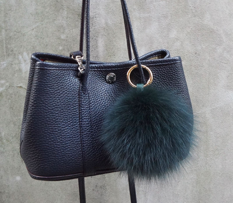 Foam foam key ring Bottom fur coat Winter coordina