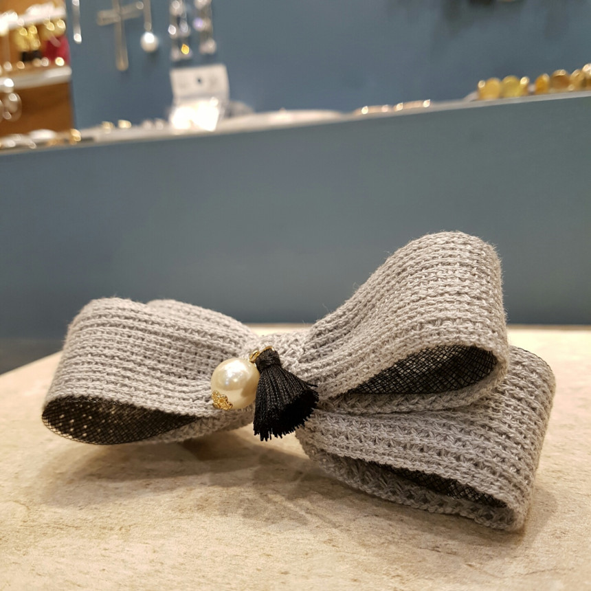 Hair Accessories Tassel Pearl Pendant Fine Knit Vo