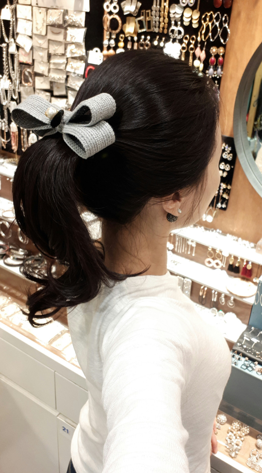 Hair Accessories Tassel Pearl Pendant Fine Knit Vo