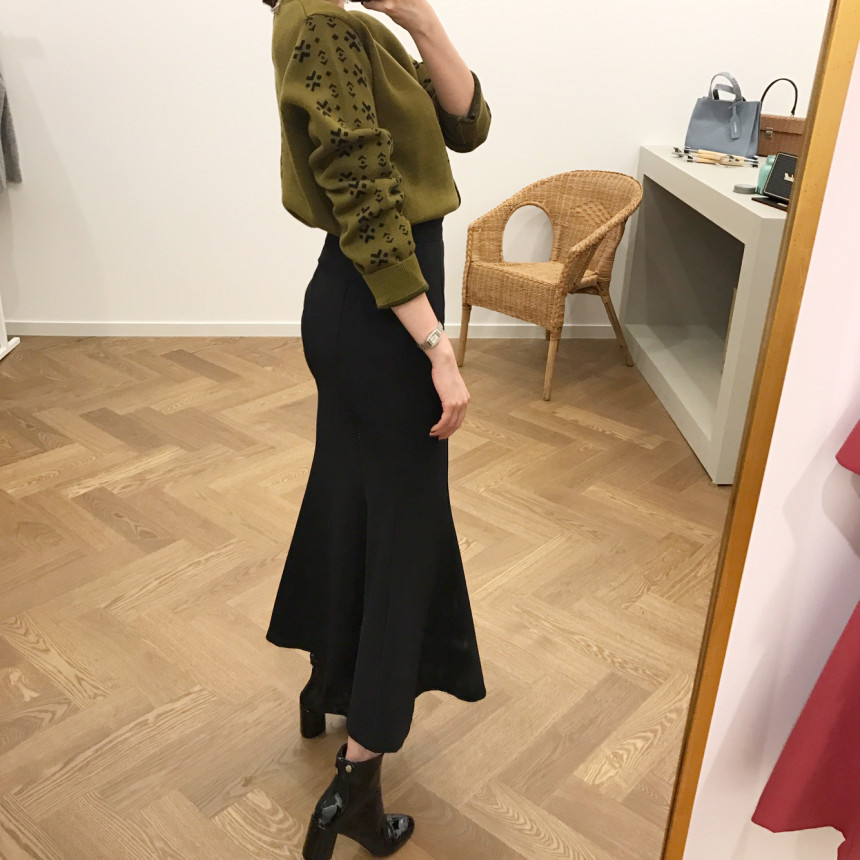 High West Mermaid Long Skirt H Line Long Skirt Fla