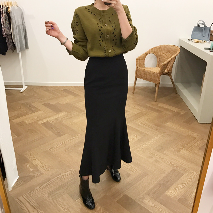 High West Mermaid Long Skirt H Line Long Skirt Fla