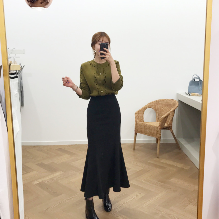 High West Mermaid Long Skirt H Line Long Skirt Fla