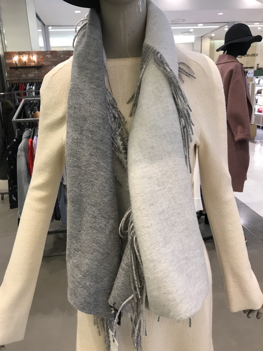 Sisley Surgical Wool Scarf SCMF33661 Retro-styled 