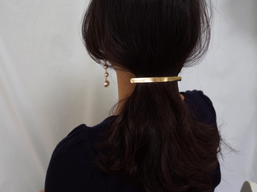 Hair Accessories Square Slim Matte Hairpin Date Go