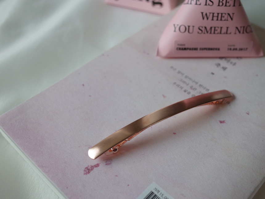 Hair Accessories Square Slim Matte Hairpin Date Go