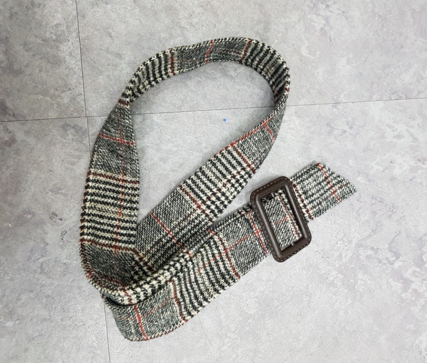 Check wool long skirts Every day I want to wear Cl