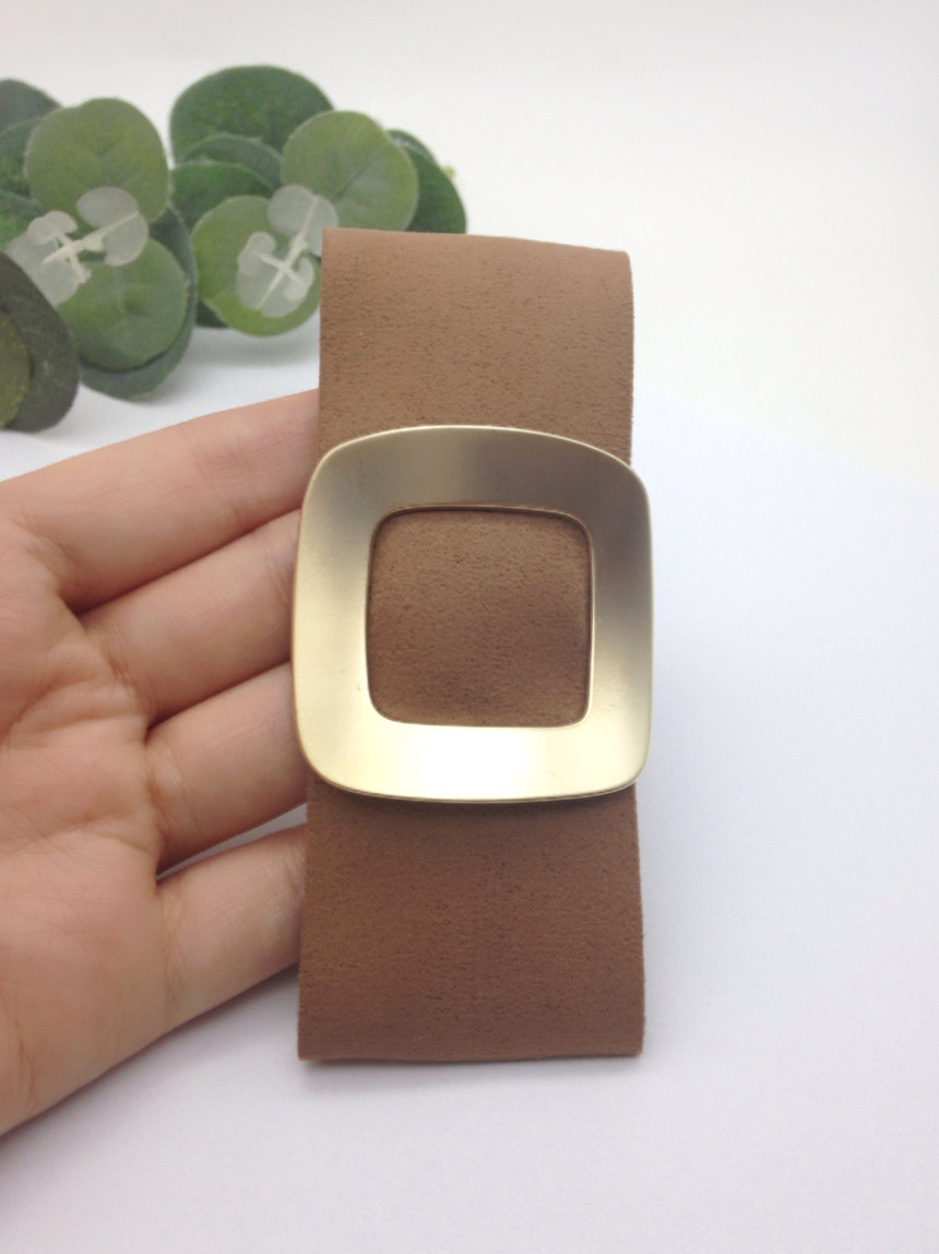 Hair Accessories Matte Metal Square Hairpin Weddin