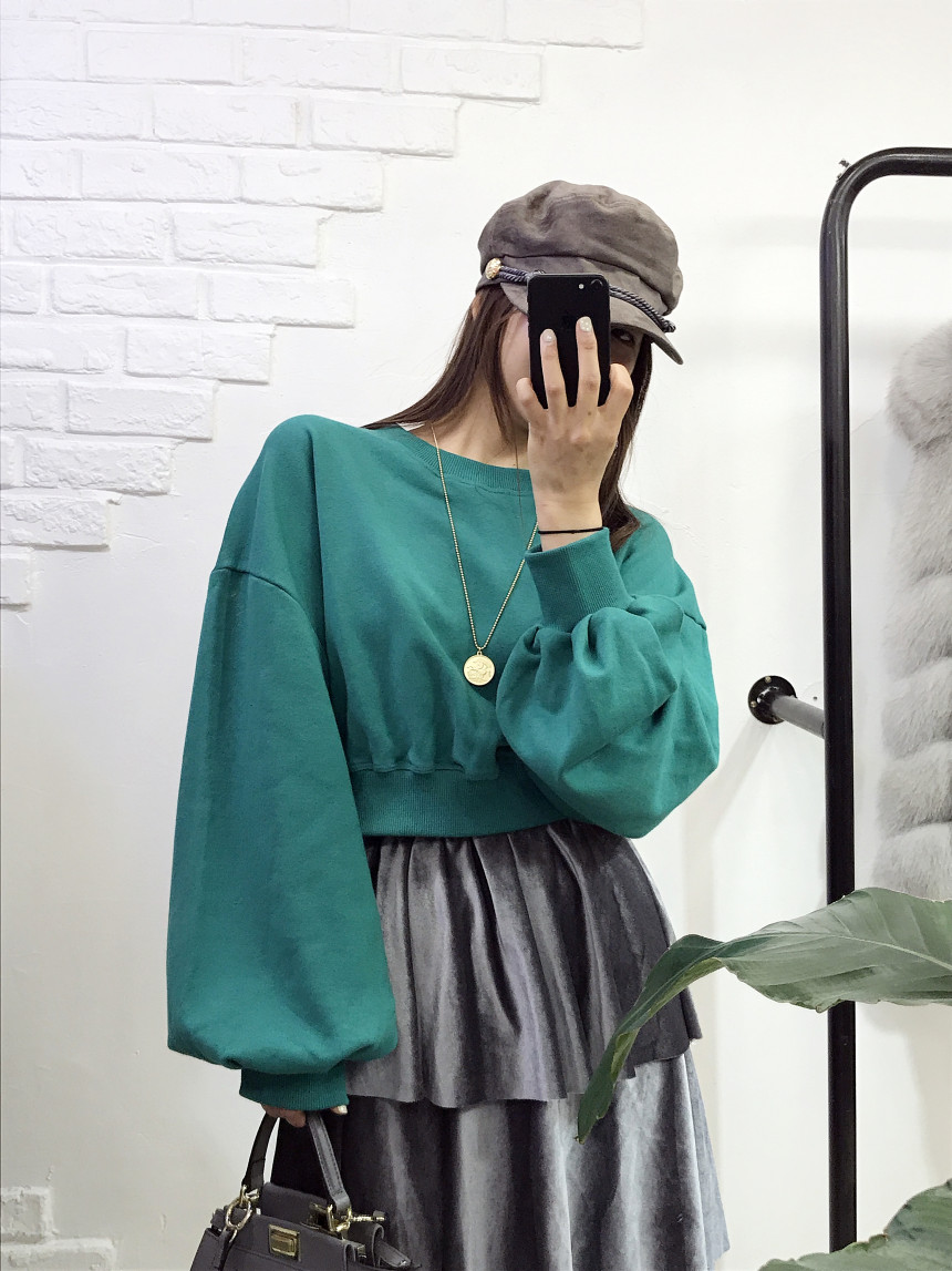 Velvet Cangkou skirt 3col basic Cody Nordic style 