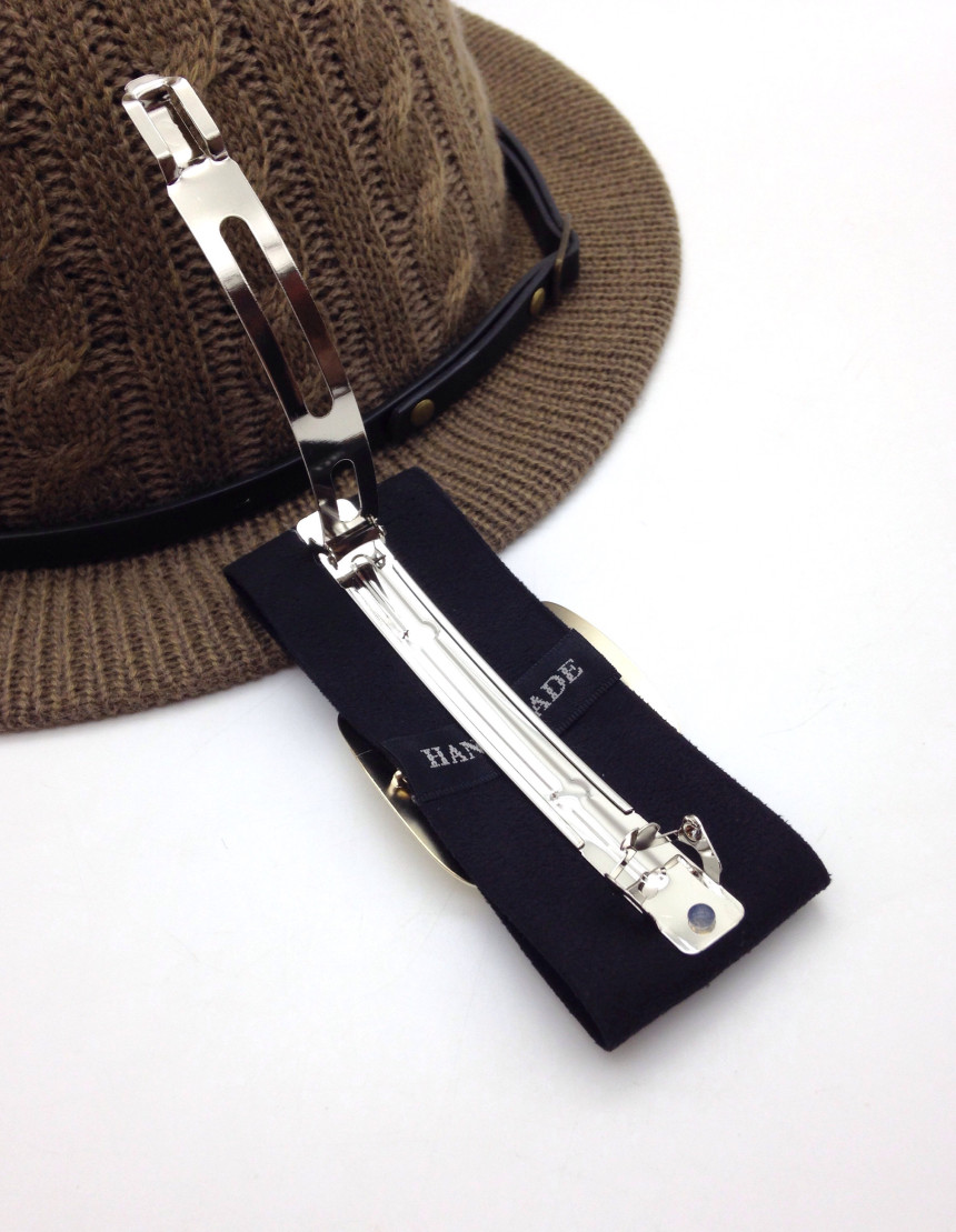 Hair Accessories Matte Metal Square Hairpin Weddin