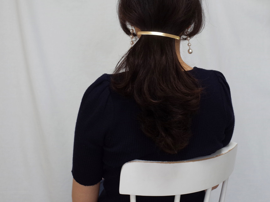 Hair Accessories Square Slim Matte Hairpin Date Go