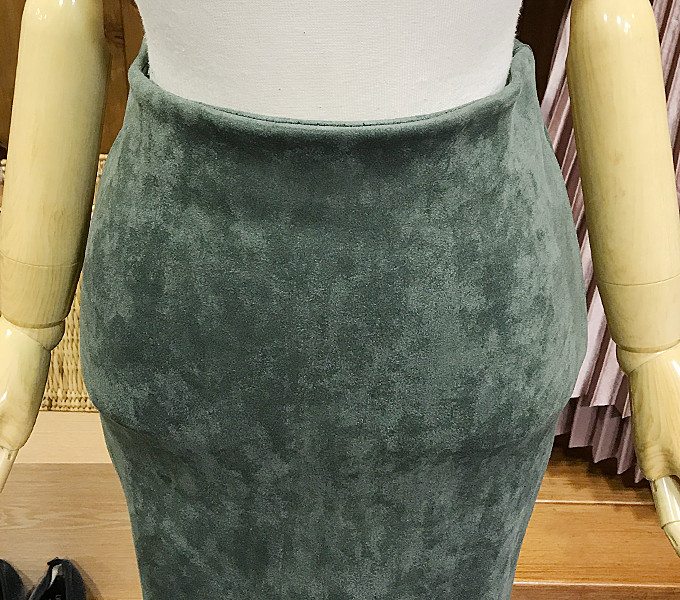 H Line Span Suede Long Skirt Wedding Gentleman Fas