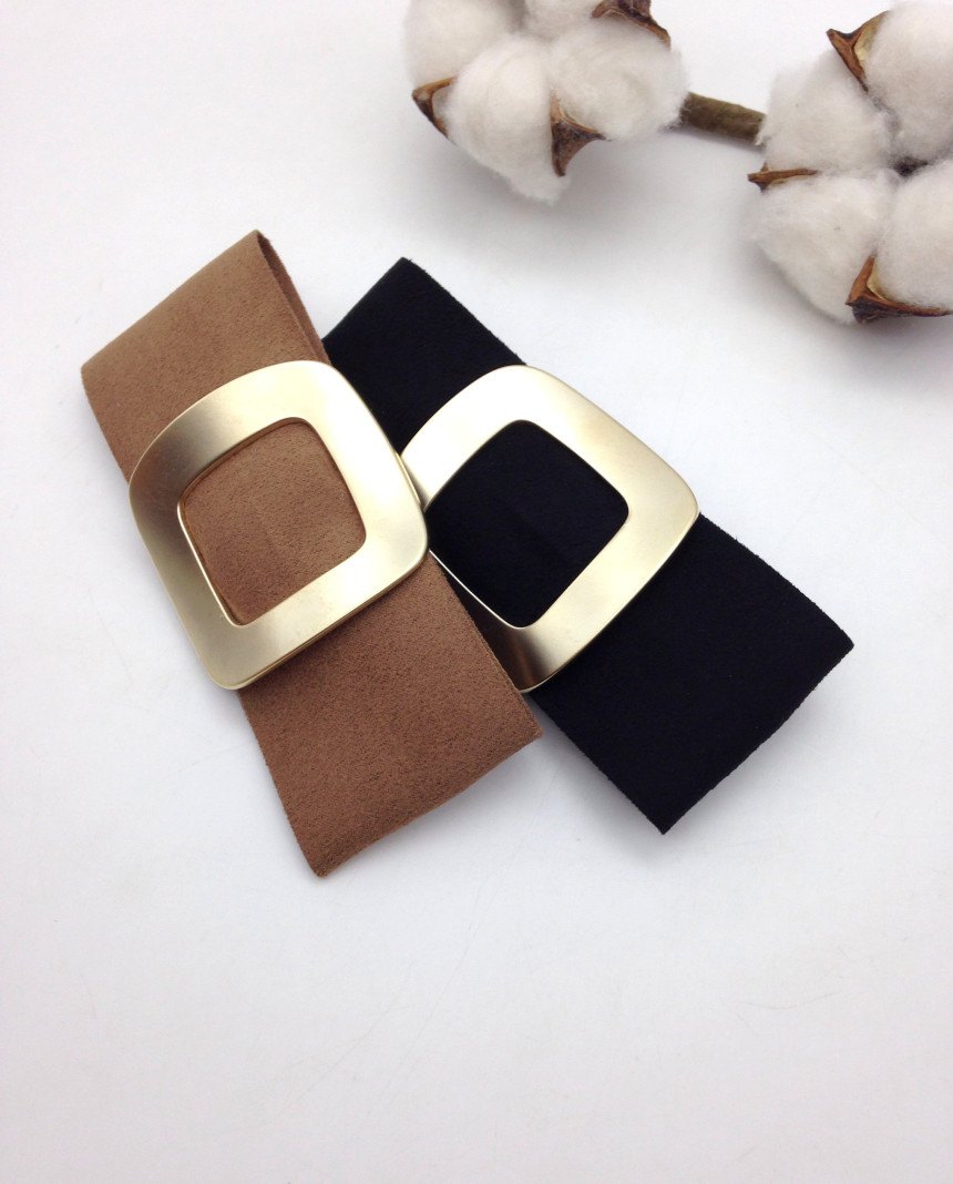 Hair Accessories Matte Metal Square Hairpin Weddin