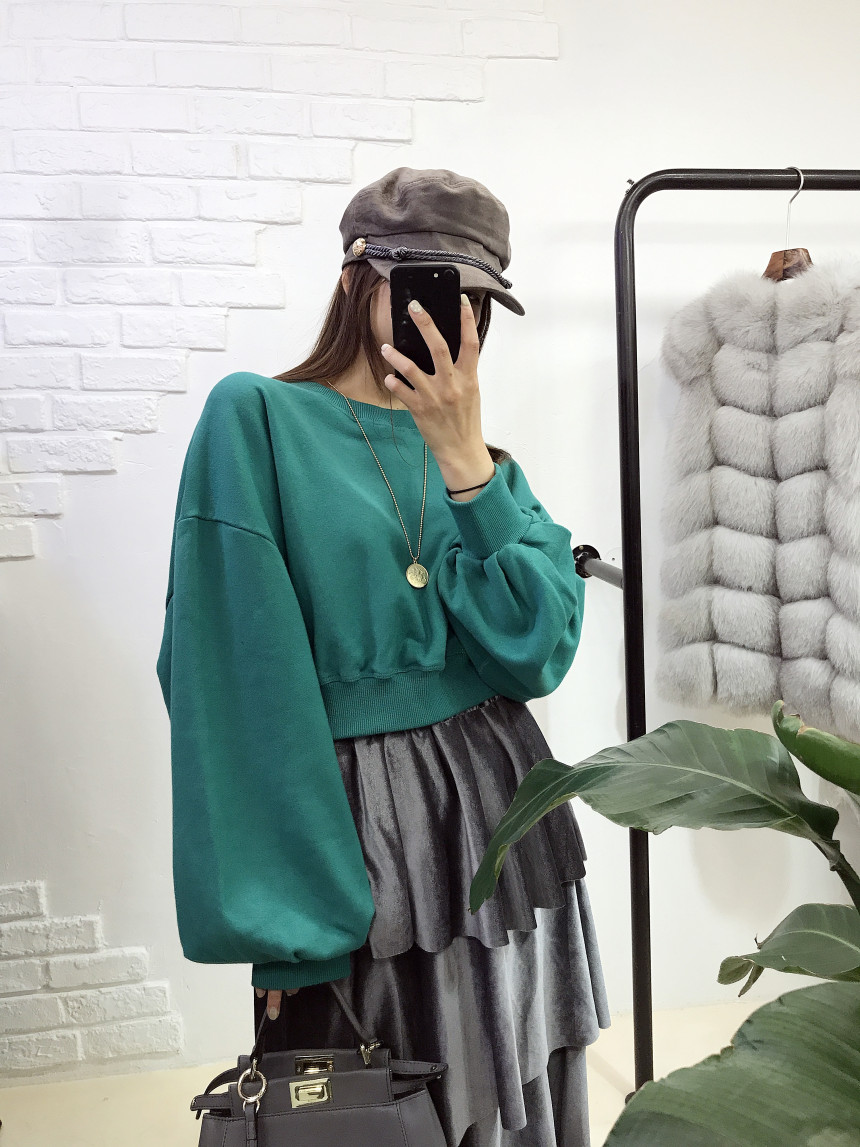 Velvet Cangkou skirt 3col basic Cody Nordic style 