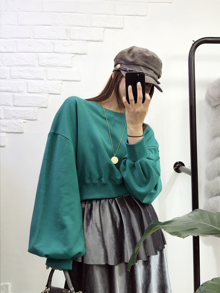 Velvet Cangkou skirt 3col basic Cody Nordic style 