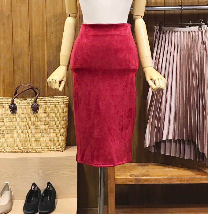 H Line Span Suede Long Skirt Wedding Gentleman Fas