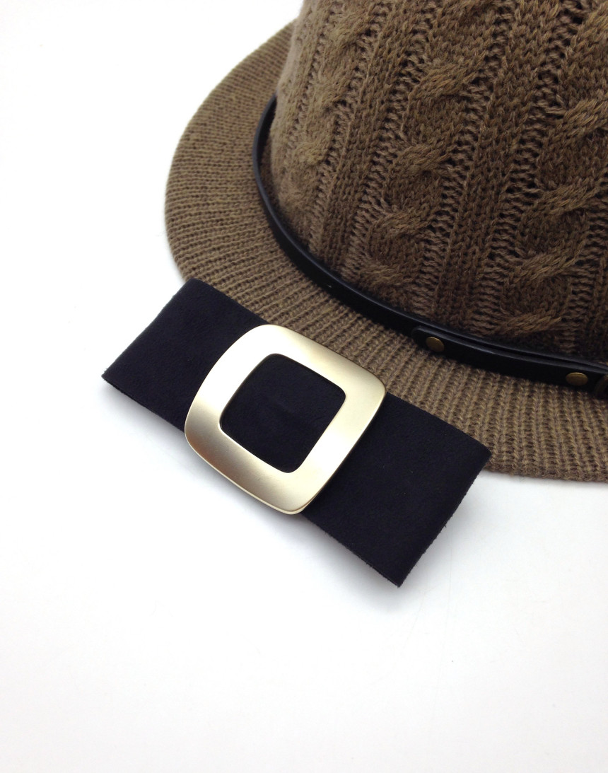 Hair Accessories Matte Metal Square Hairpin Weddin