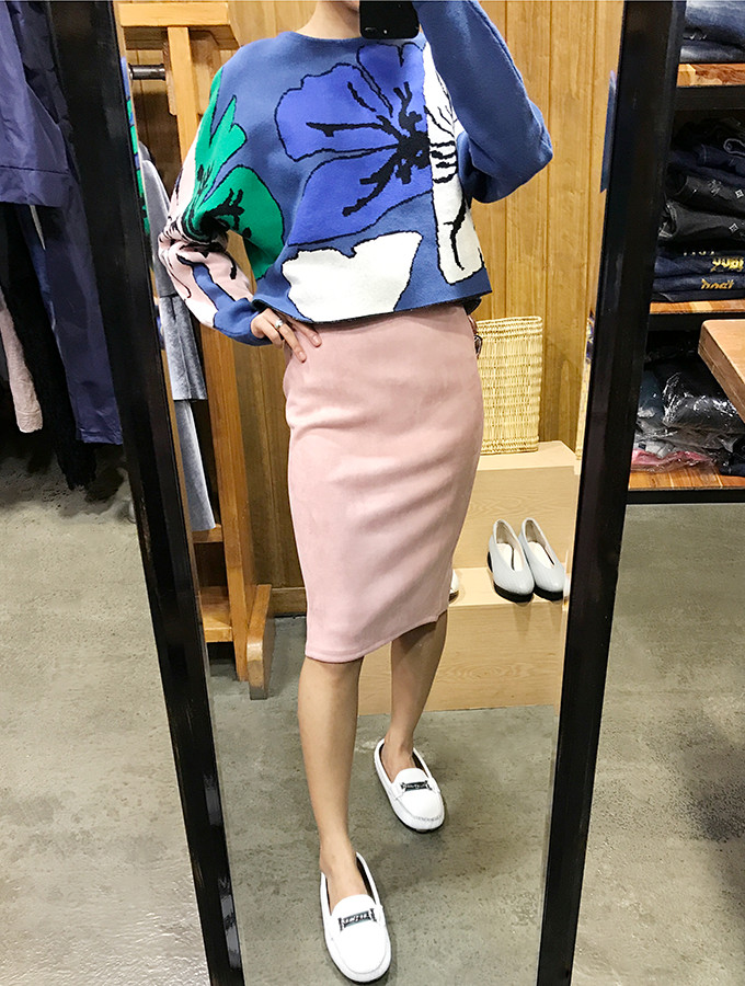 H Line Span Suede Long Skirt Wedding Gentleman Fas