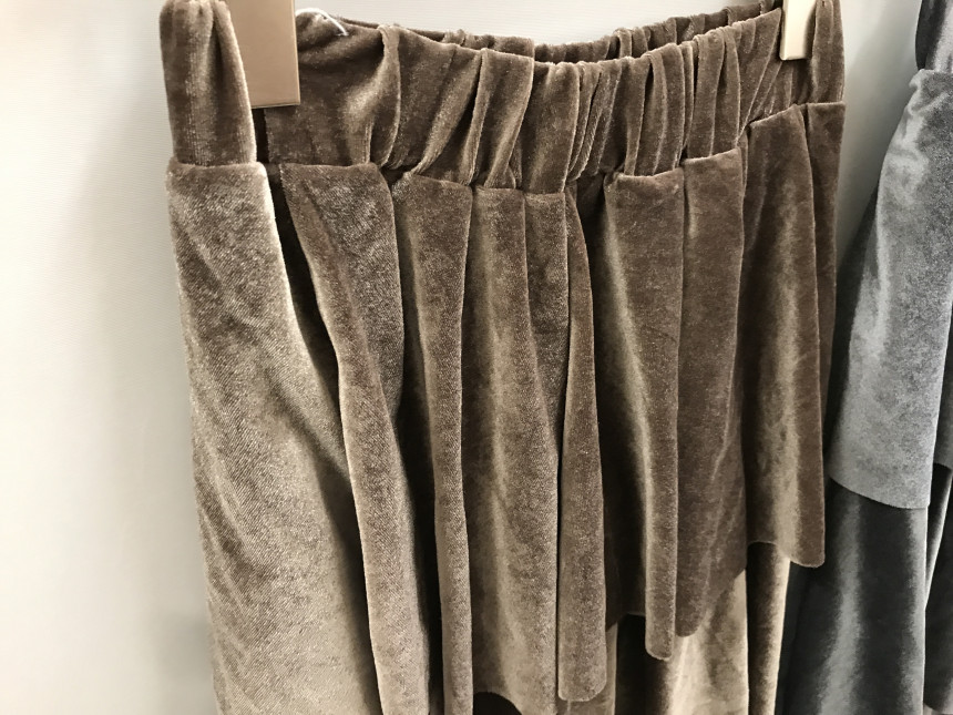 Velvet Cangkou skirt 3col basic Cody Nordic style 