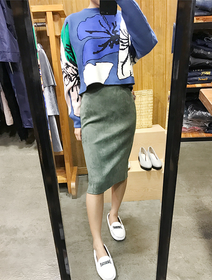 H Line Span Suede Long Skirt Wedding Gentleman Fas