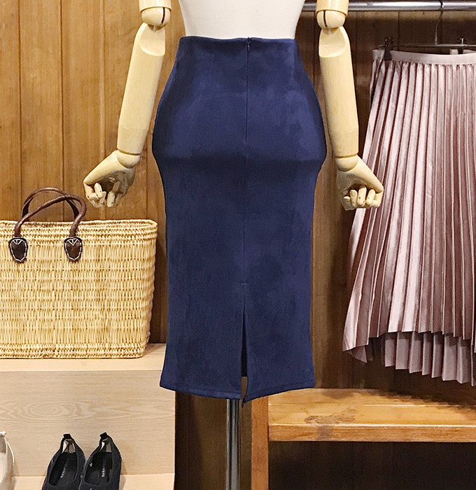 H Line Span Suede Long Skirt Wedding Gentleman Fas