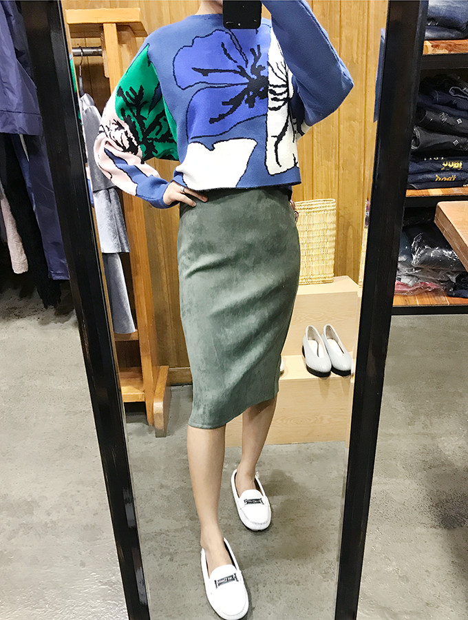 H Line Span Suede Long Skirt Wedding Gentleman Fas