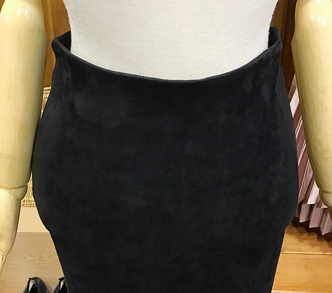 H Line Span Suede Long Skirt Wedding Gentleman Fas