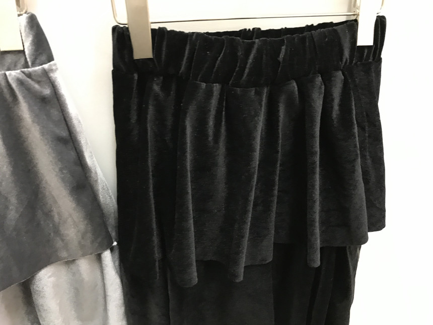 Velvet Cangkou skirt 3col basic Cody Nordic style 