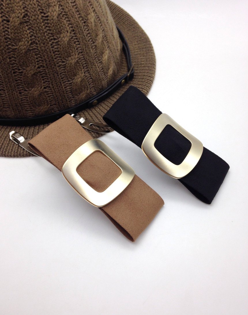 Hair Accessories Matte Metal Square Hairpin Weddin